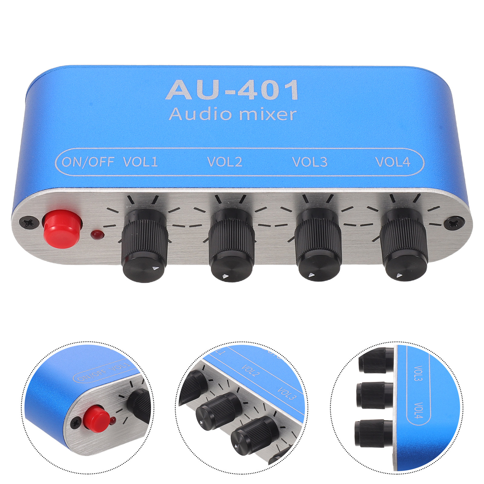 Audio Music Of - Mixer Audio a 4 Canali Compatto