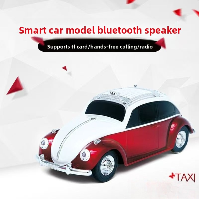 Audio X Music - Altoparlante Bluetooth a Forma di Maggiolino,