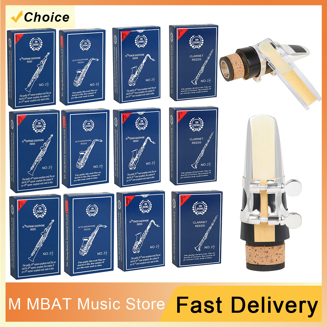 Clarinet Care Kit - 10/20Set 2.5 Soprano/Alto/Tenore/Clarinetto B Piatto Sassofono