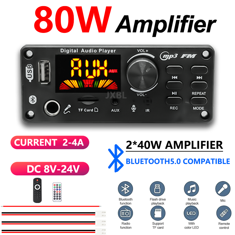 Audio Music Car - Scheda Decoder MP3 Bluetooth 5.0 da
