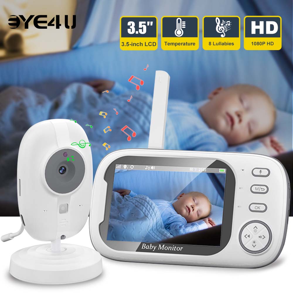 Audio Music For Video - 3.5'' Video Baby Monitor 2.4G madre