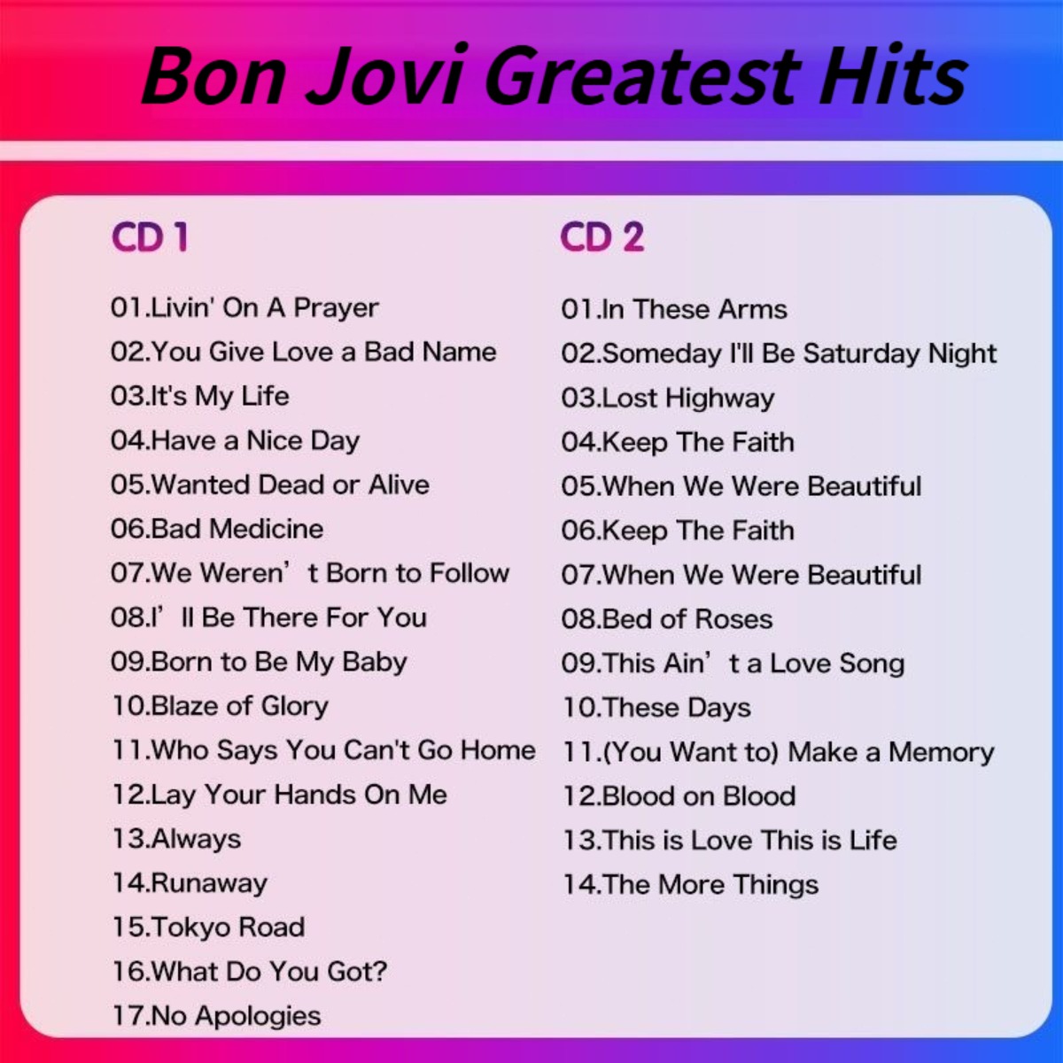 Bon Jovi Greatest Hits The Ult - Audio Music Only recensione e prezzo