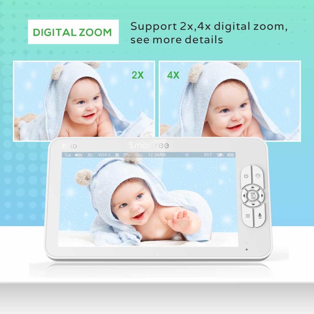 Baby monitor HD da 7 pollici c - Audio Music For Video recensione e prezzo