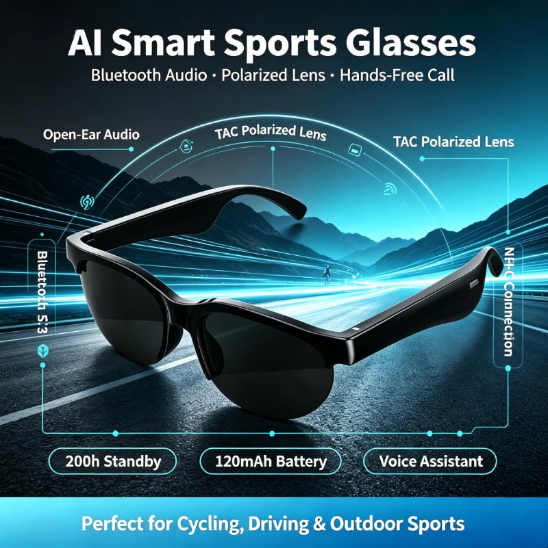 Occhiali Sportivi Intelligenti - Audio Music Of recensione e prezzo